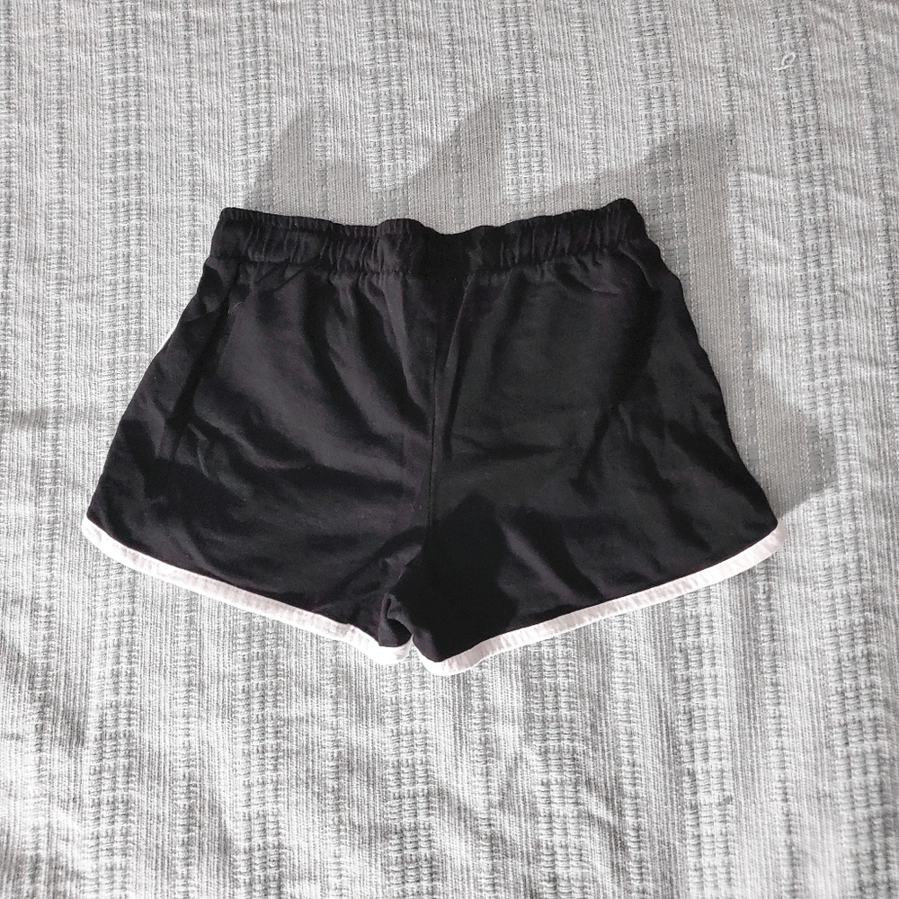 URBAN KIDS Black Athleisure Retro Shorts